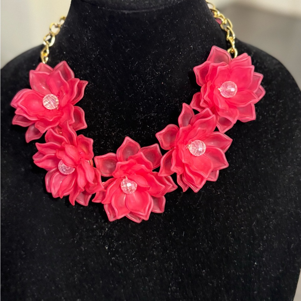 Floral Pink Necklace